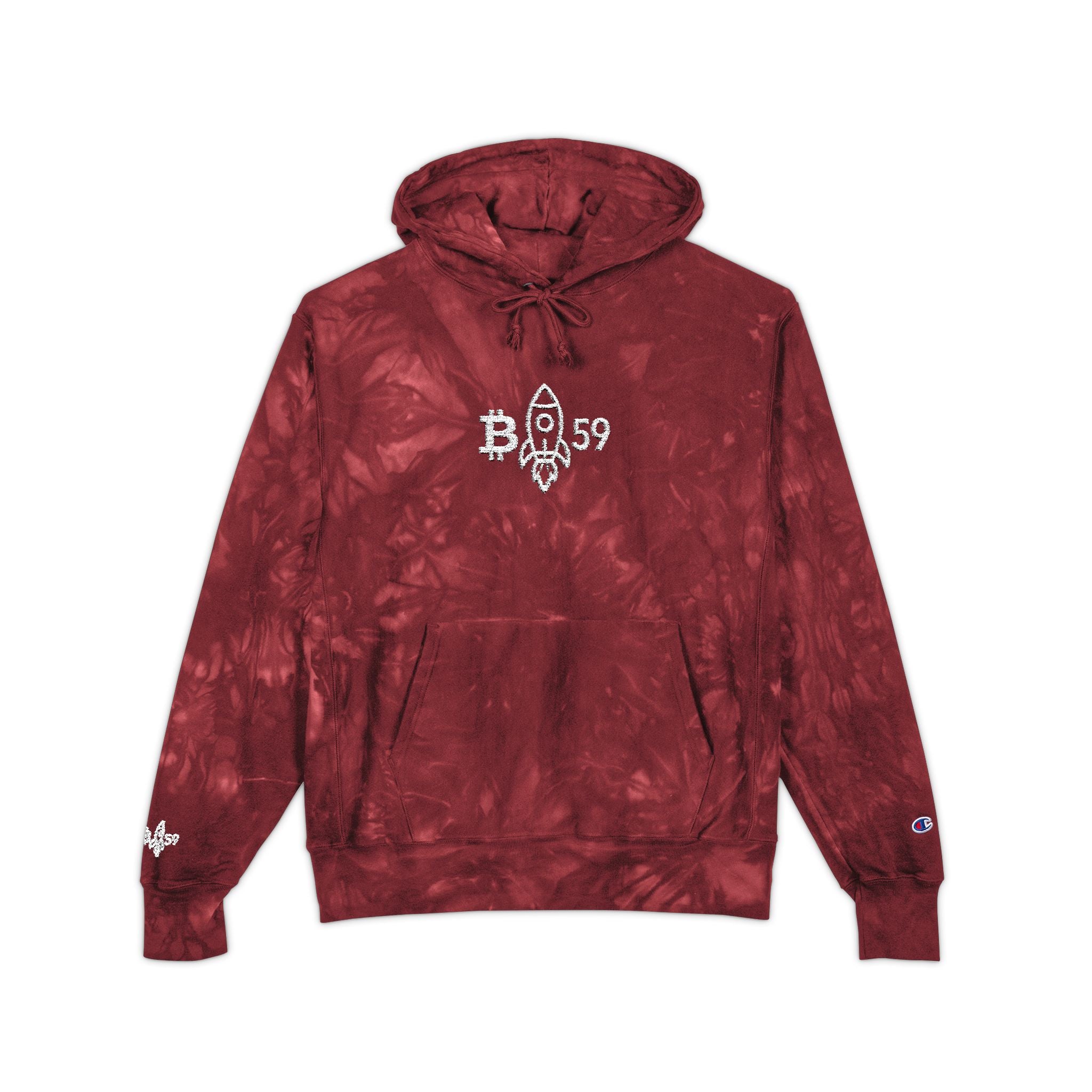 Buckazoids Champion Tie-Dye Hoodie (Embroidered)
