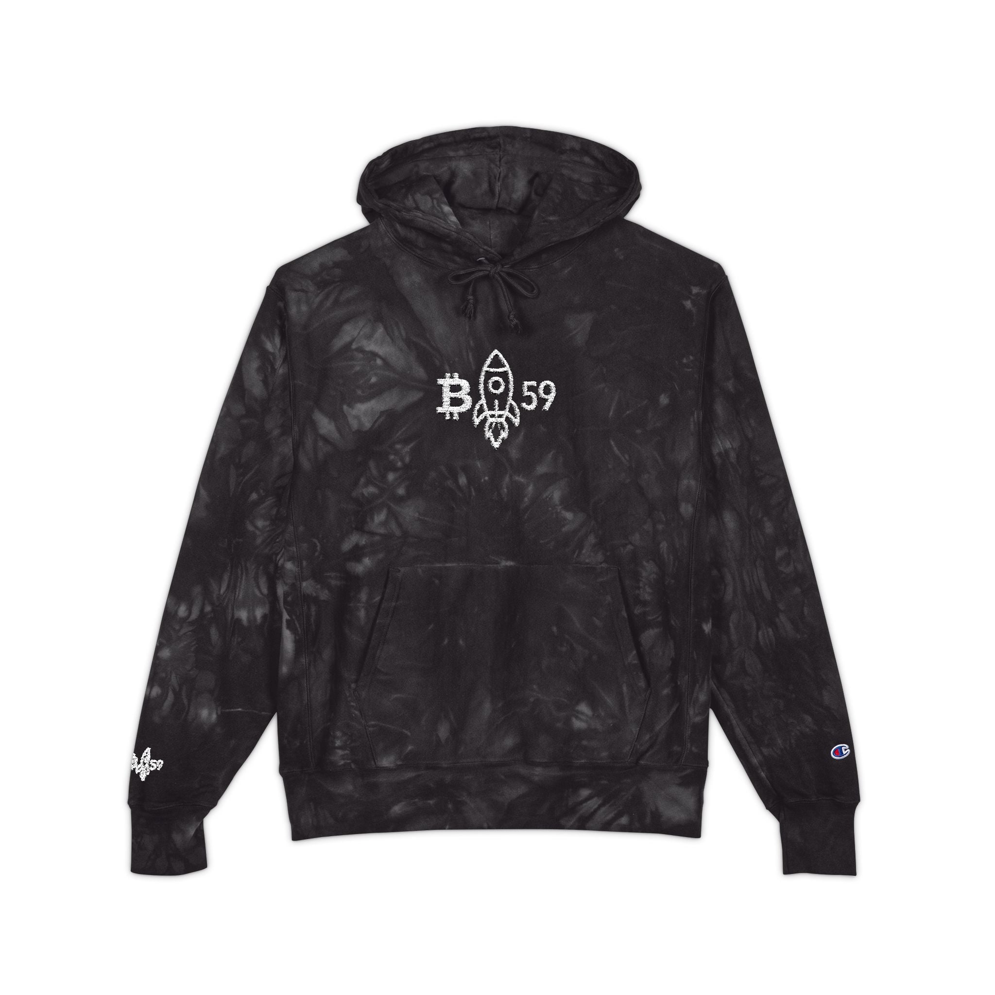 Buckazoids Champion Tie-Dye Hoodie (Embroidered)