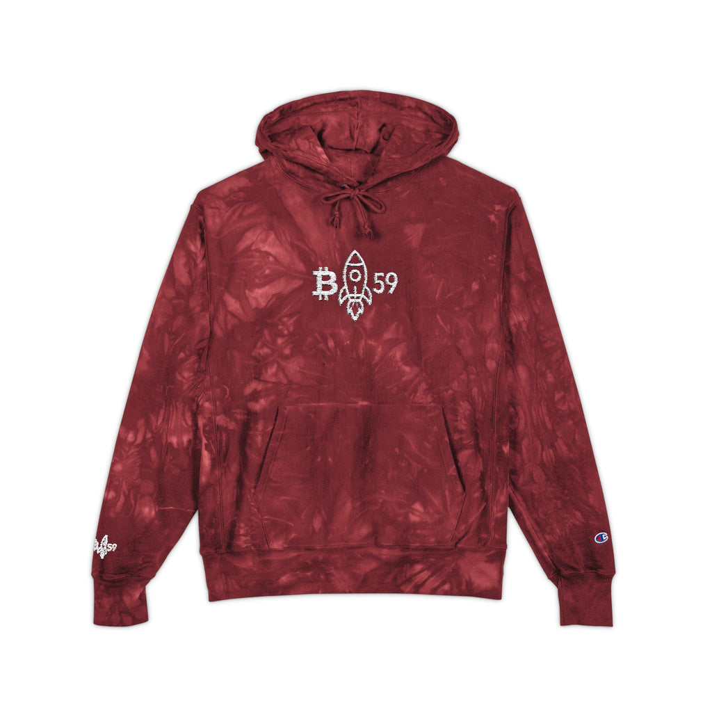 Buckazoids Champion Tie-Dye Hoodie (Embroidered)