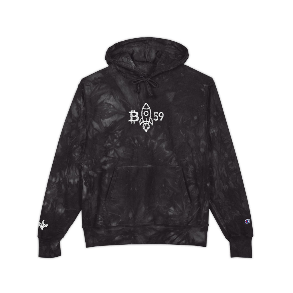 Buckazoids Champion Tie-Dye Hoodie (Embroidered)
