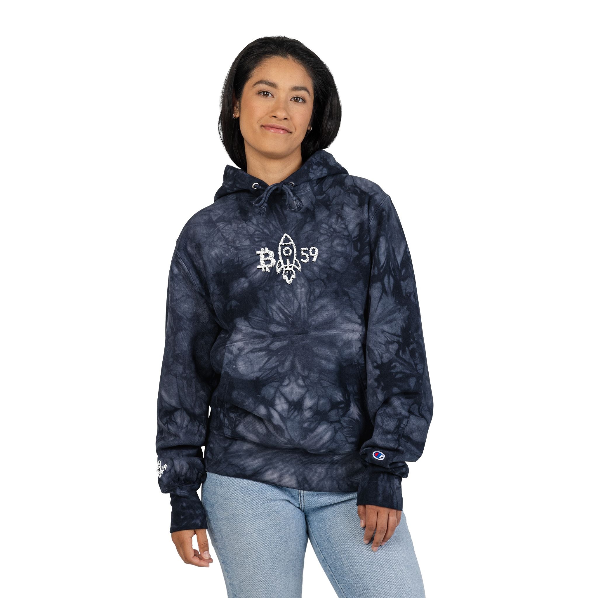 Buckazoids Champion Tie-Dye Hoodie (Embroidered)